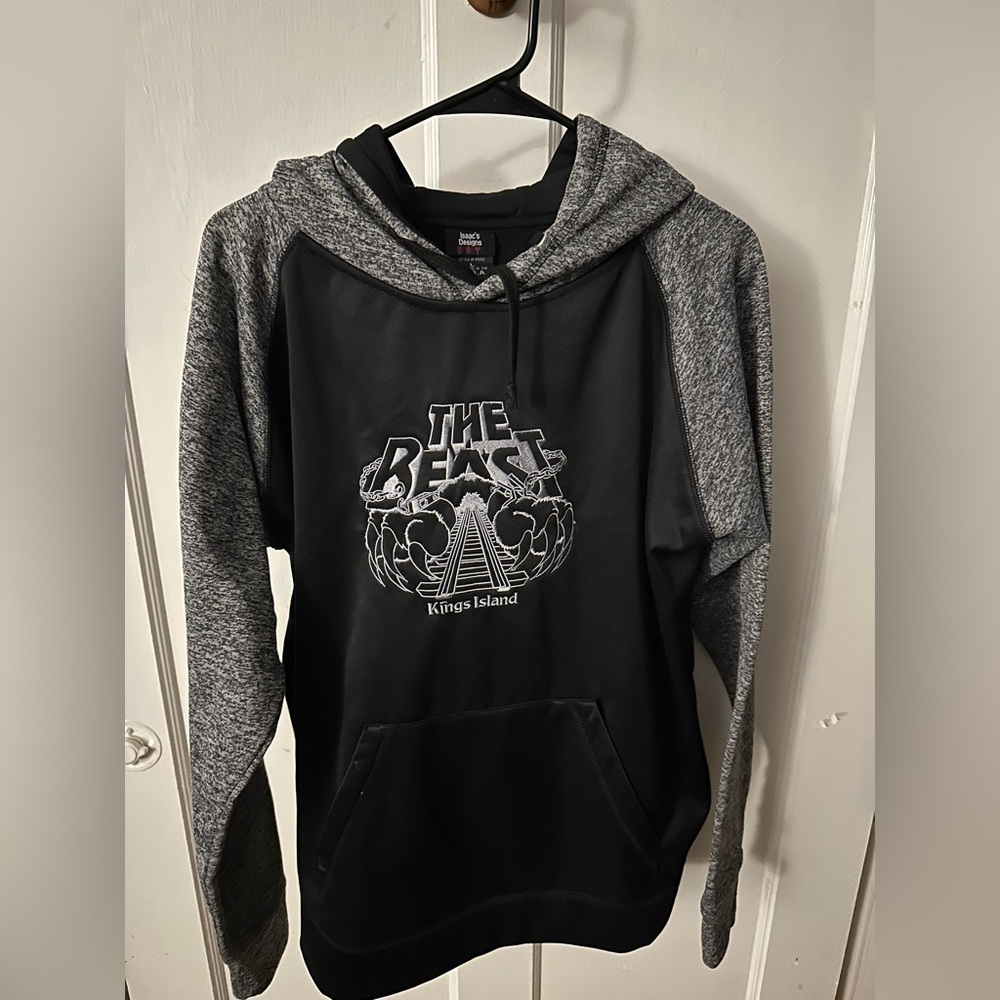 The Beast Kings Island Black and Gray Hoodie